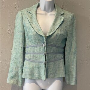 Women's Green Tweed Jacket